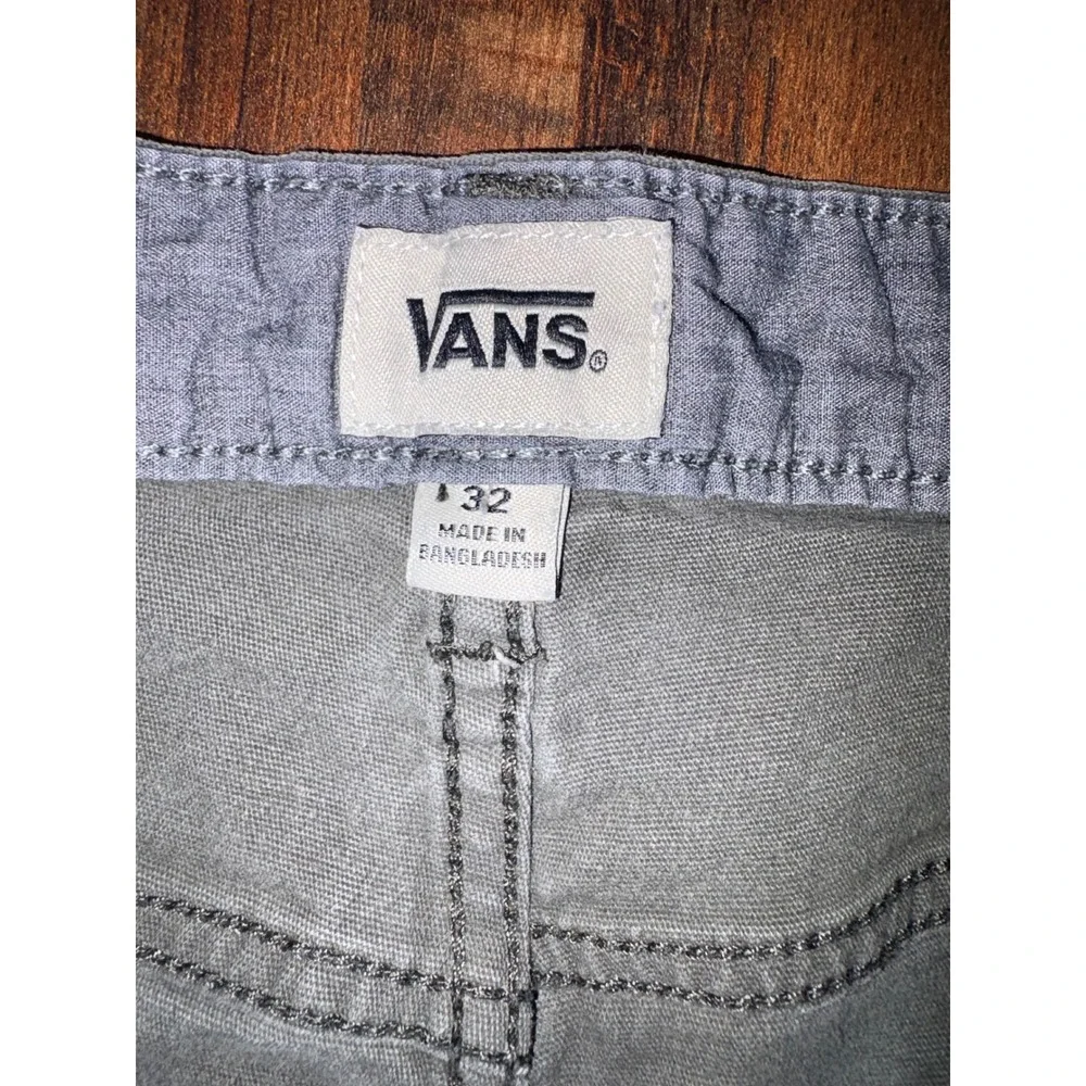 Vans Off The Wall Mens Skate Shorts Olive Green Canvas Size 32 VN0A7S2WSQ8